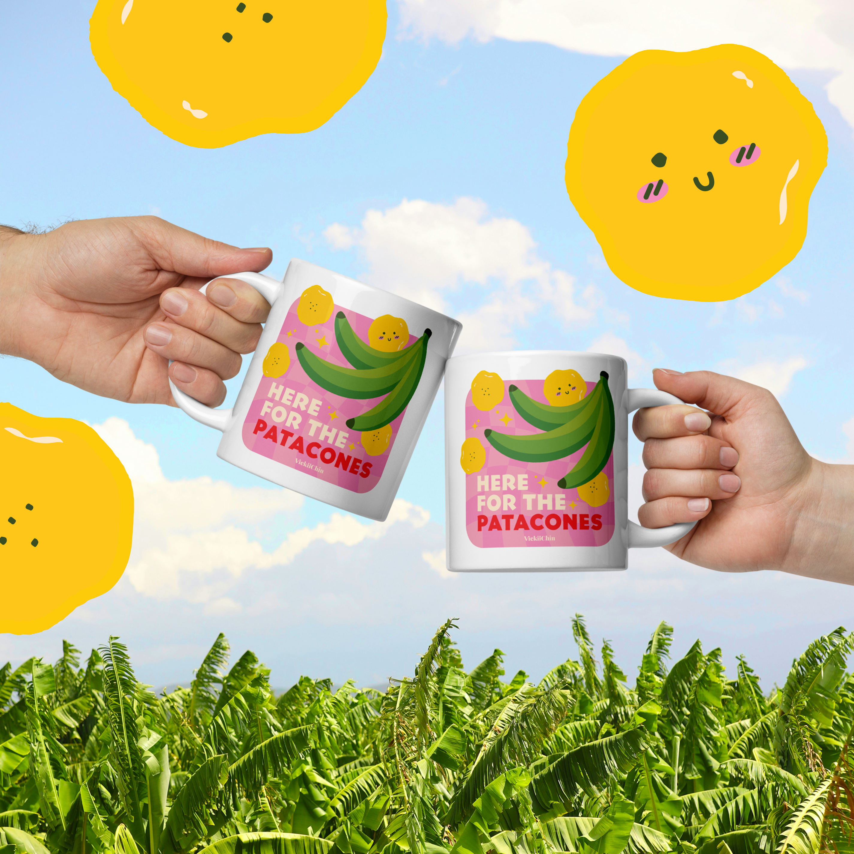 Here for the Patacones – Cute Panamanian Mug