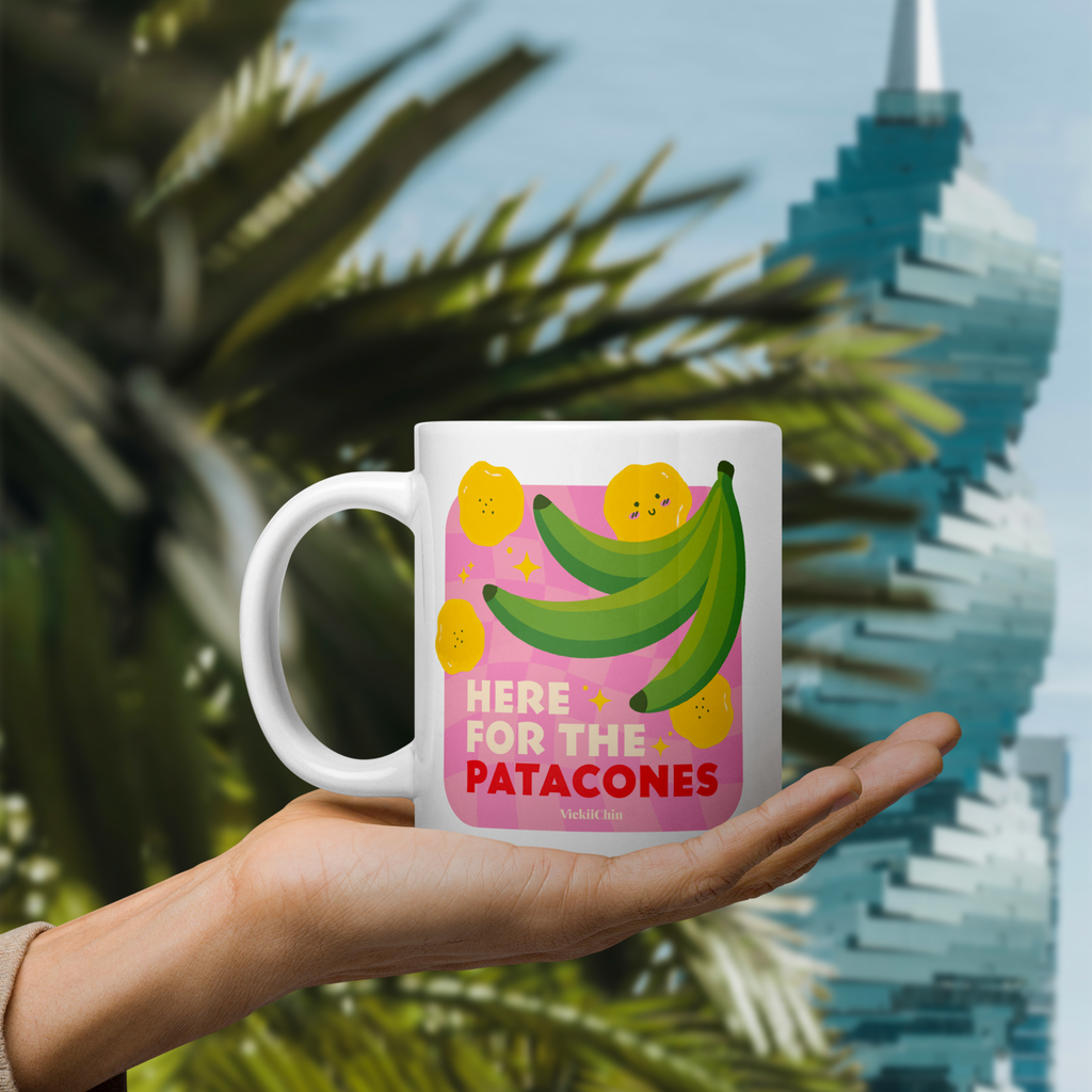 Here for the Patacones – Cute Panamanian Mug
