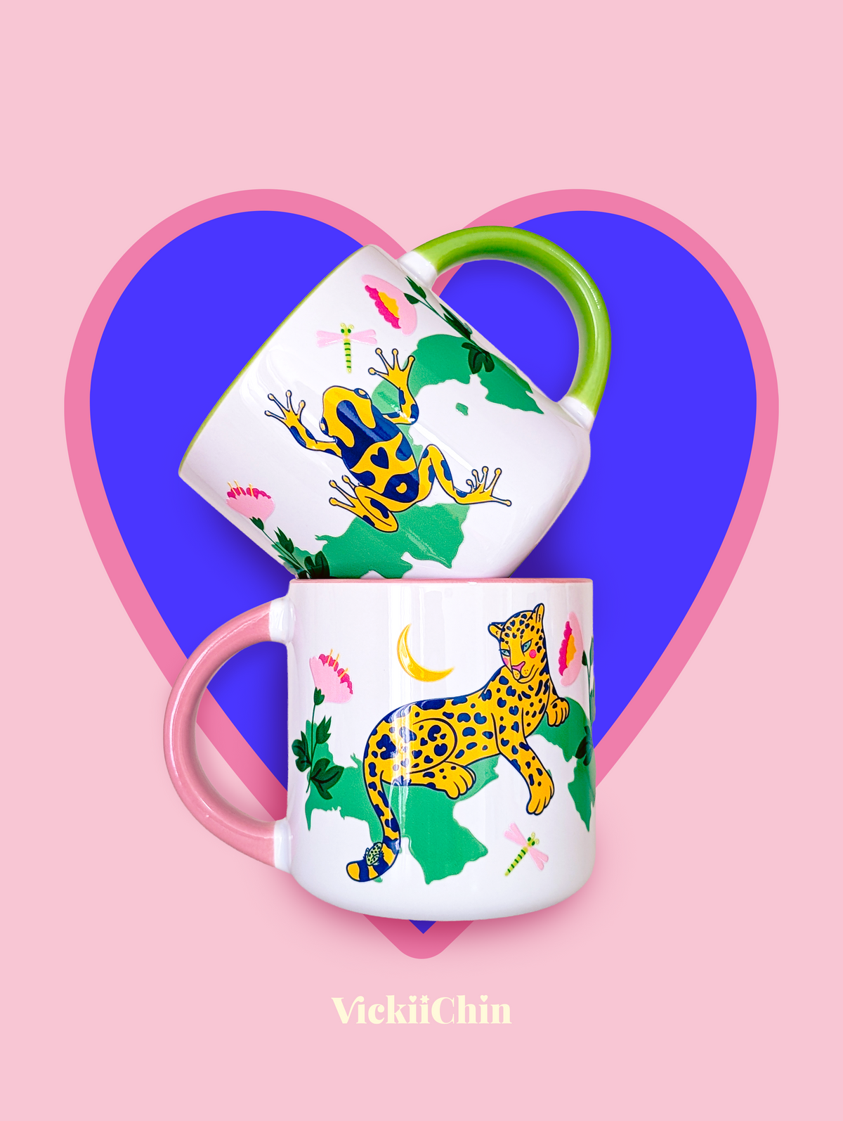 Set de Tazas - Panama Puente del Mundo Corazón del Universo