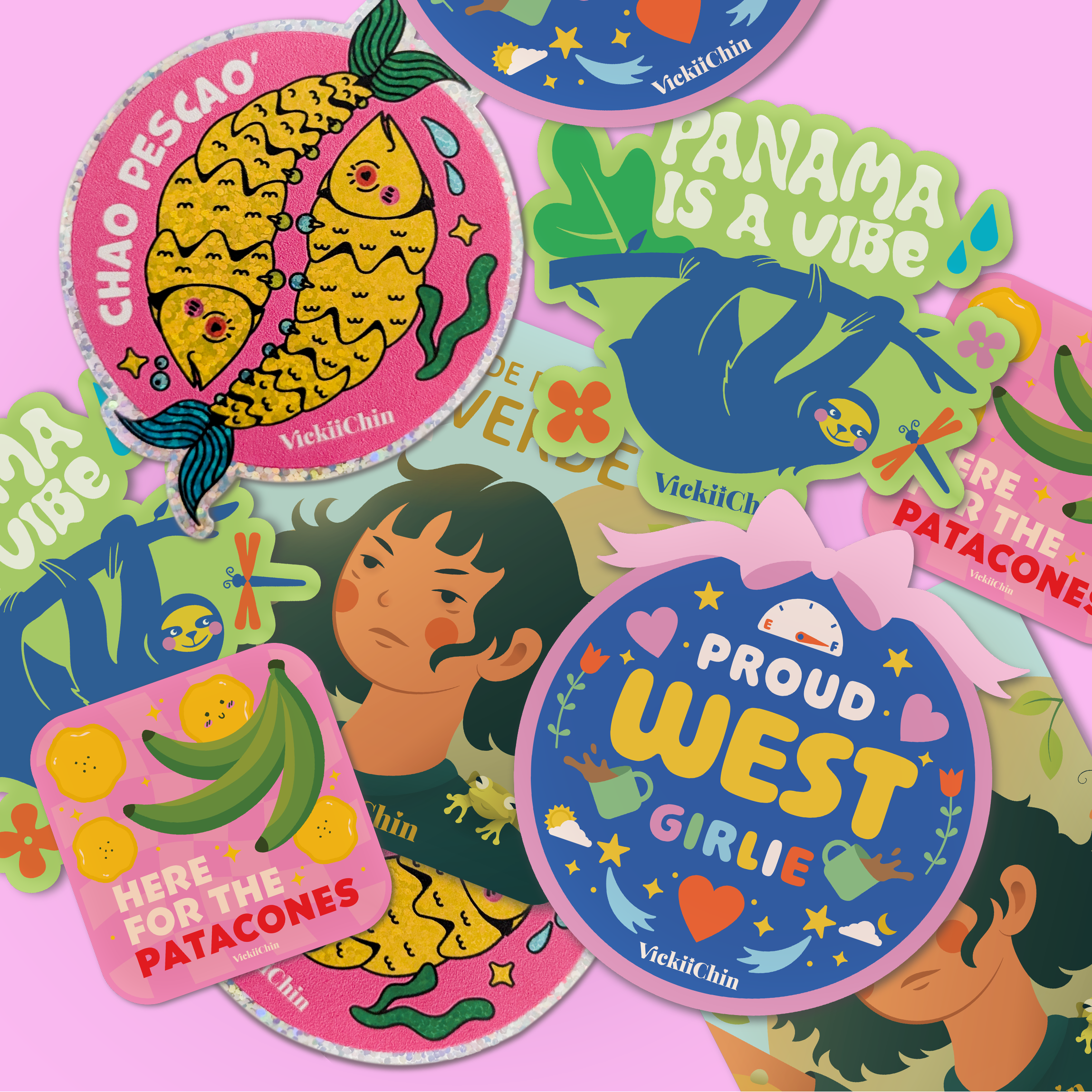 Sticker Trio ✨  Escoge 3 stickers de 3"