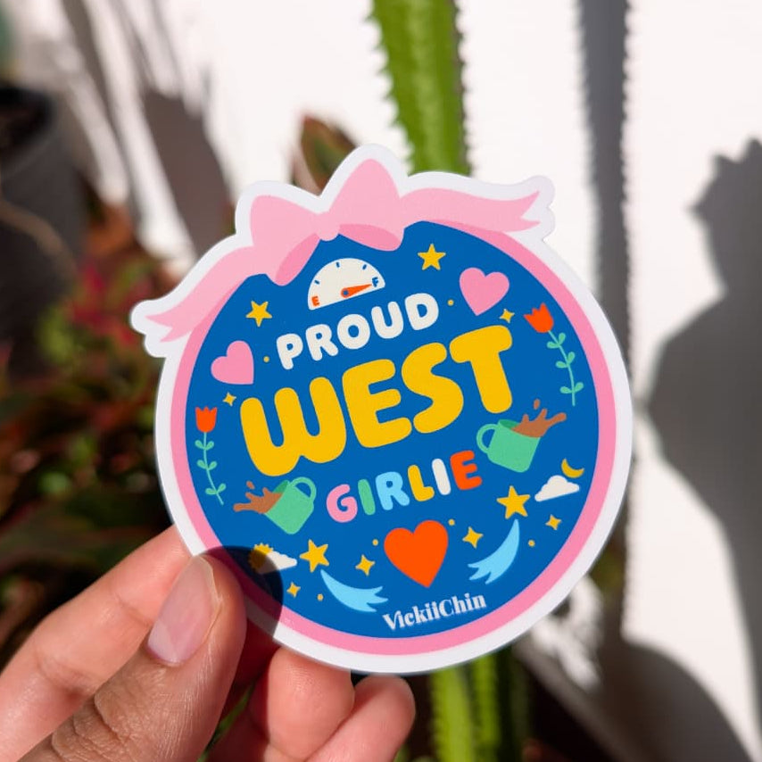 Sticker 3" – Proud West Girlie (vinil)
