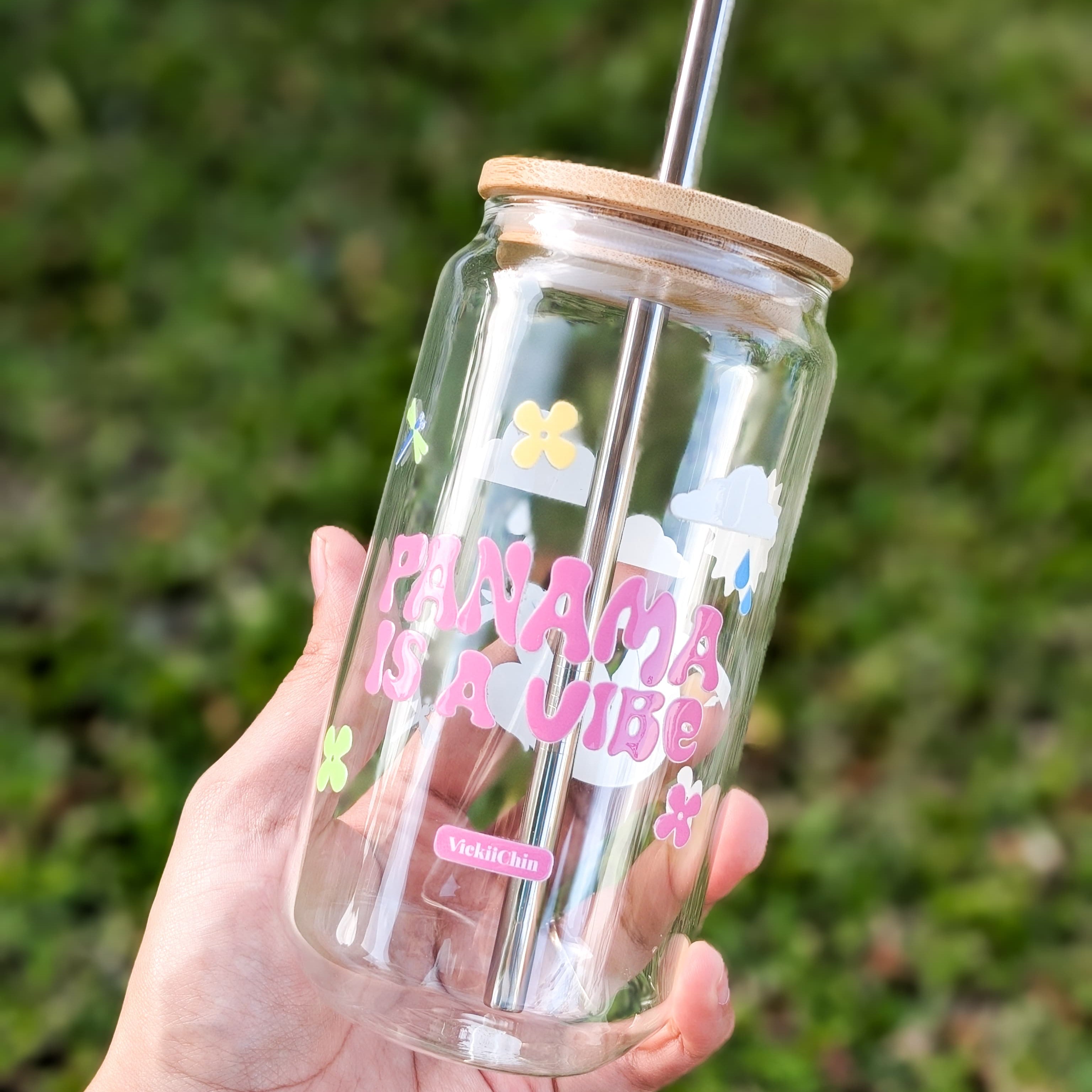 Vaso de vidrio 18oz – Panama is a Vibe